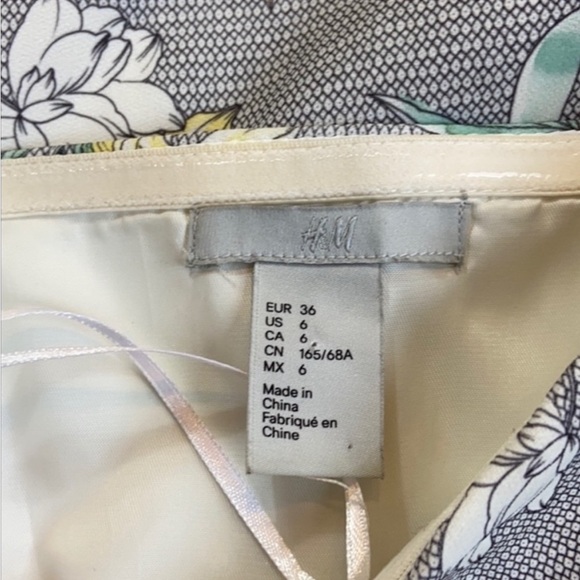 H&M Strapless Floral Print Crop Jumpsuit - Picture 7 of 7